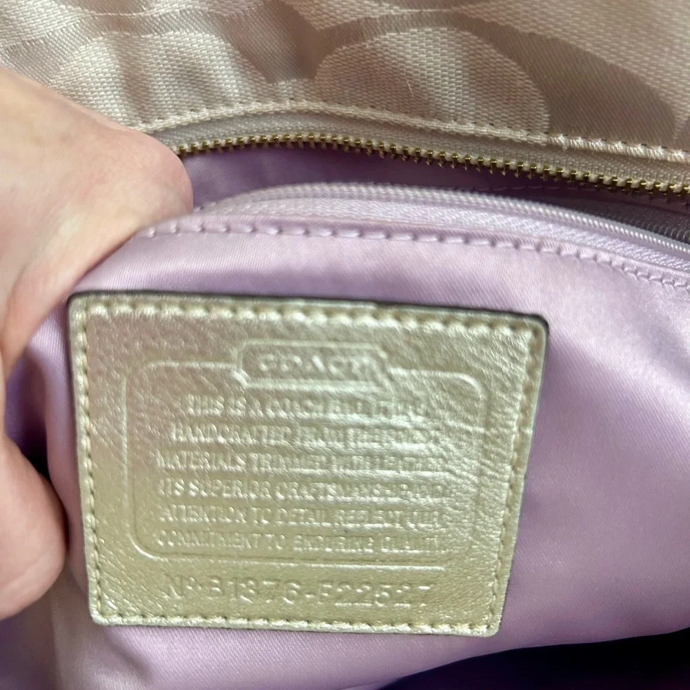 Coach Alexandra Signature Chain Ombré 
Tote Shoulder Bag - Picture 9 of 9